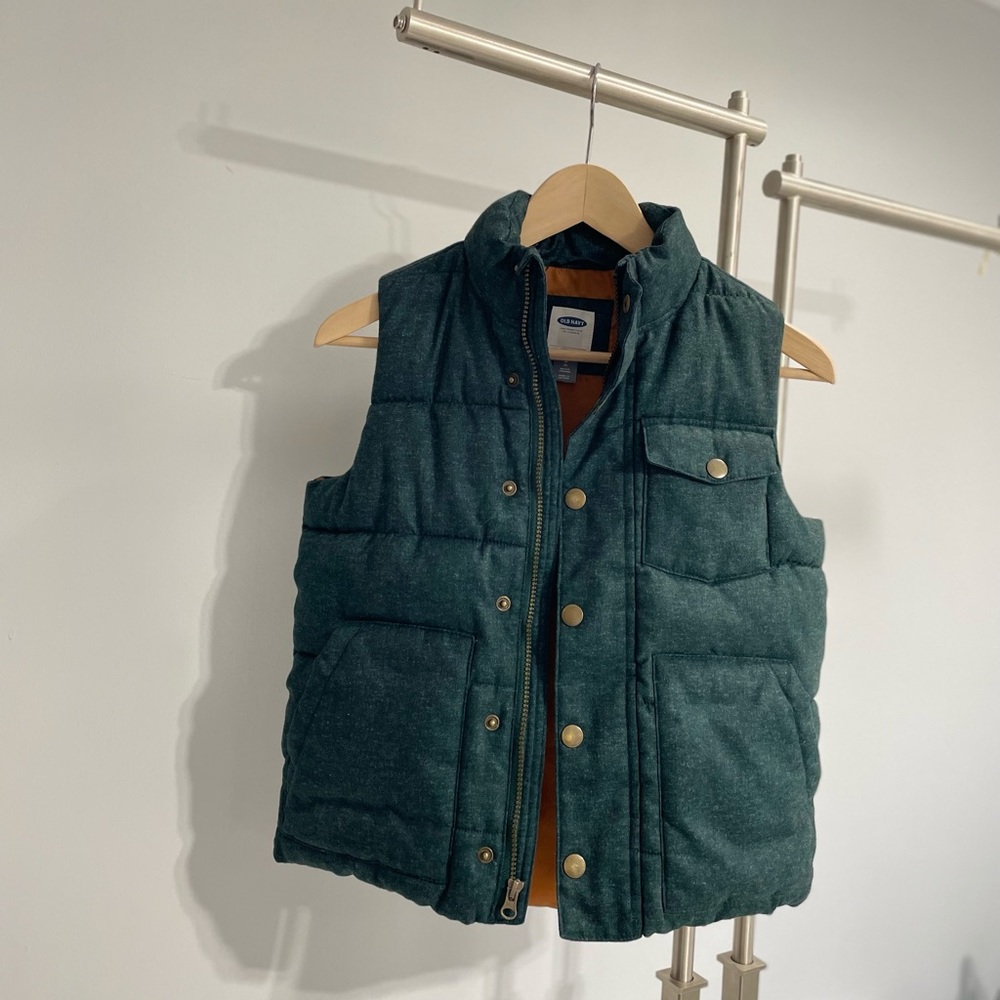 Winter green vest
